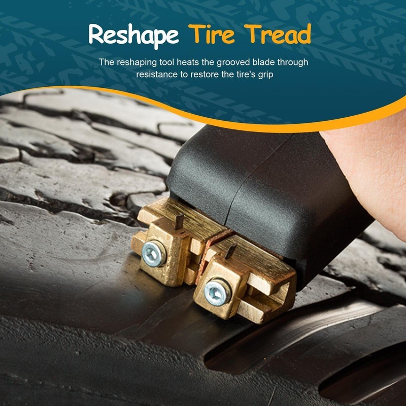 Tire Grooving Tool Cutter 1000W 110V, Professional Tire Groover Heated Machine-