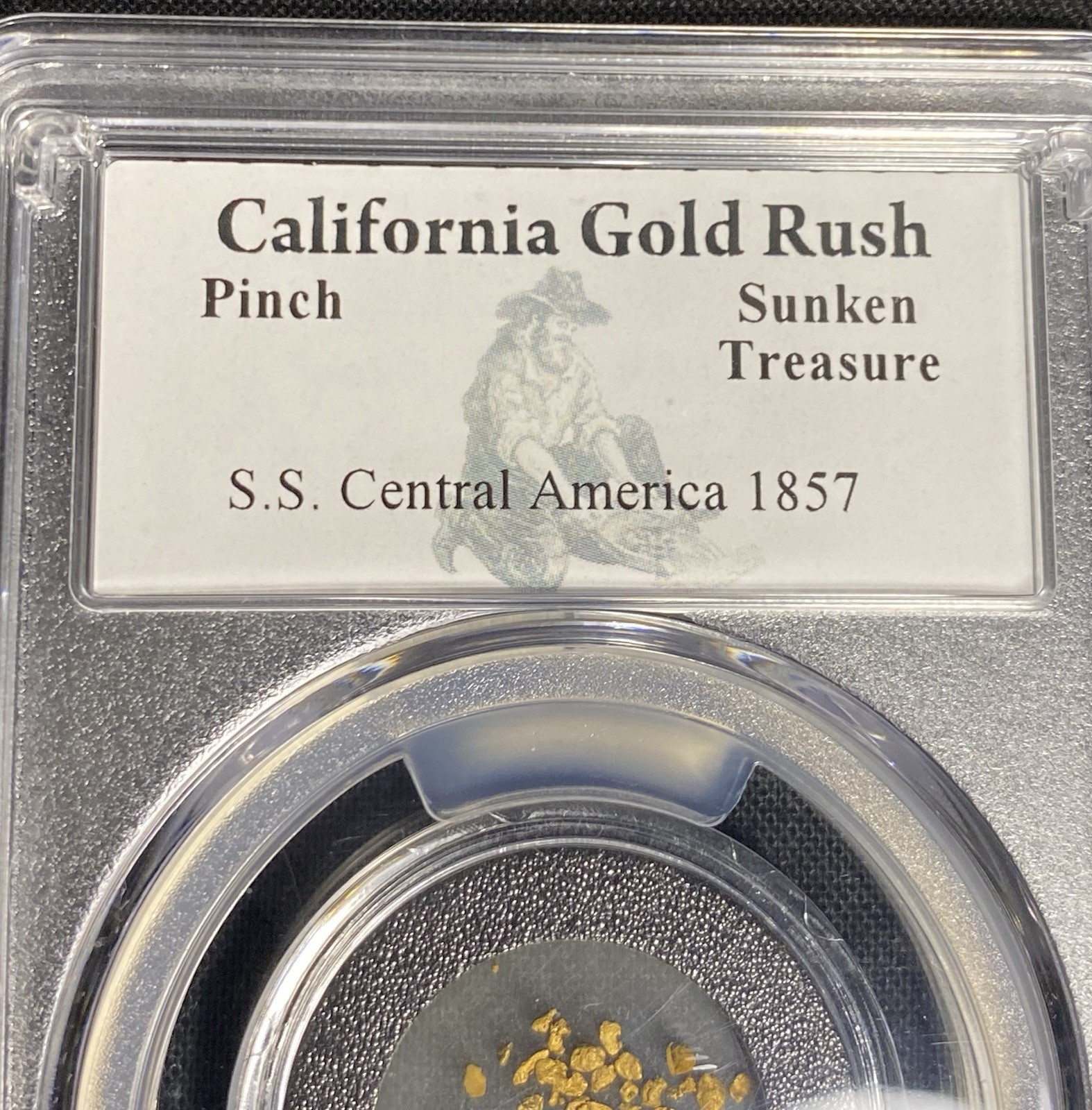 GOLD SS Central America SHIPWRECK 1857 SEA SALVAGED California Rush Nuggets PCGS