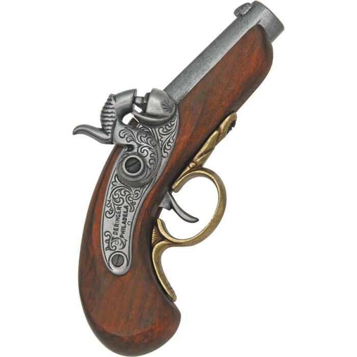 1862 Baby Philadelphia Derringer - Civil War Lincoln Assassination Denix Replica