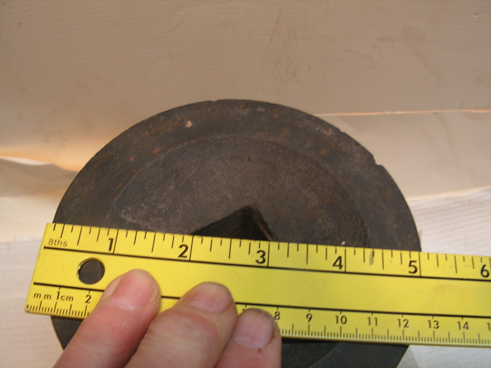 Antique Cast Iron SPOOL Large Boat Dock Tie Down Cleat Marine Decoration SQUARE