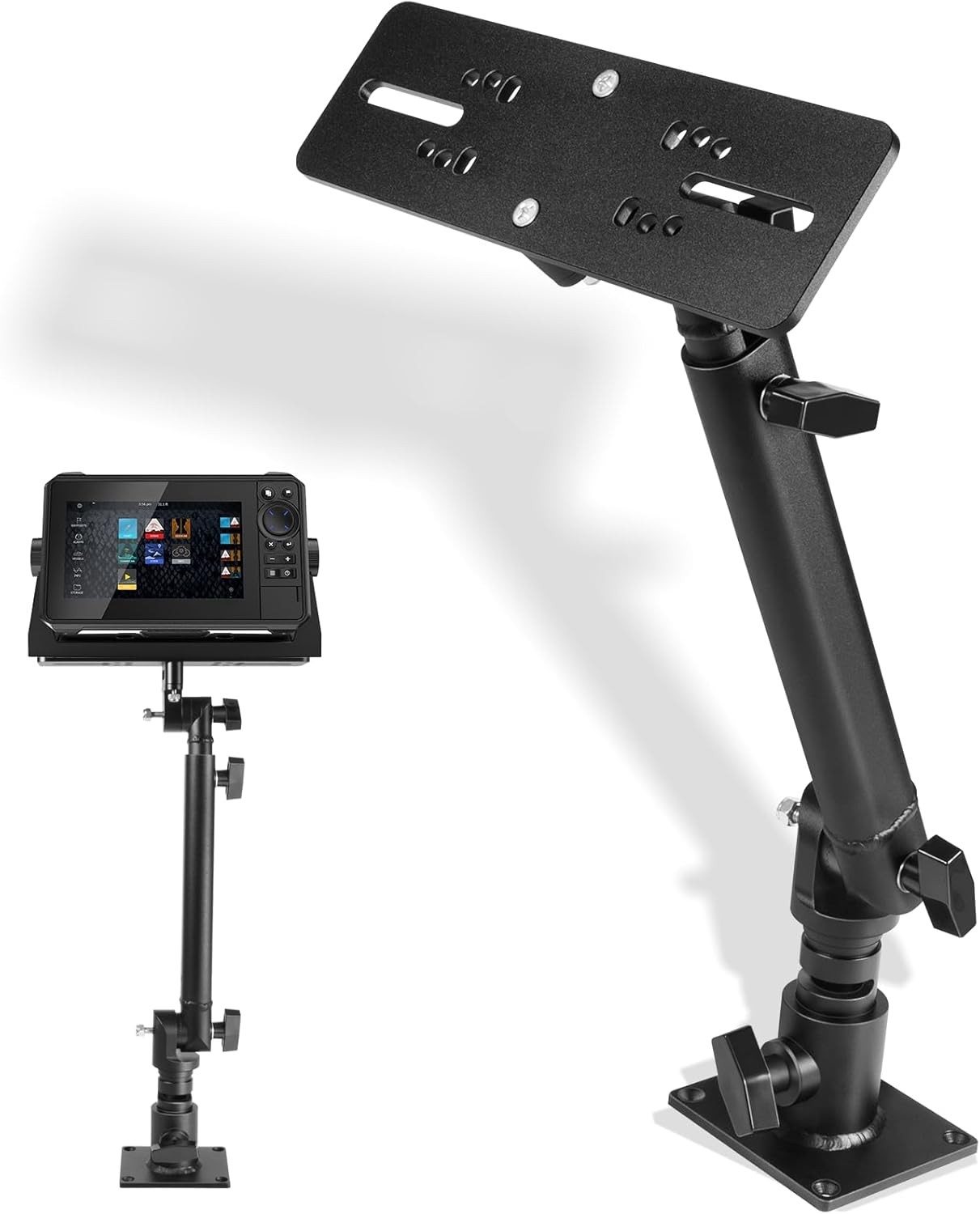 Marine Electronic Monitor Mount 350° 18–24 In for Garmin, Lowrance, Humminbird