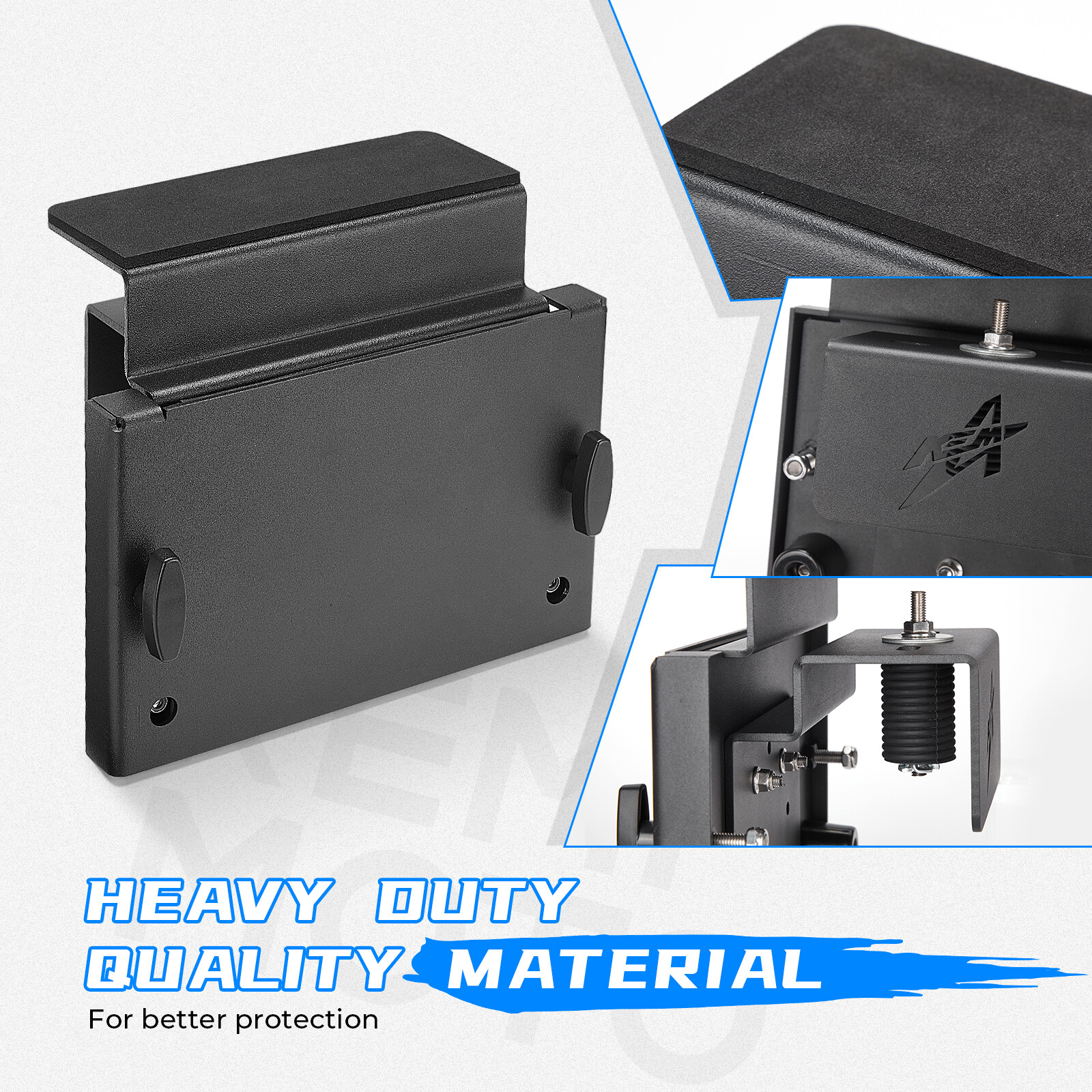 KEMIMOTO ATV UTV Chain Saw Mount Bracket Tool Rack For Polaris Ranger XP 1000