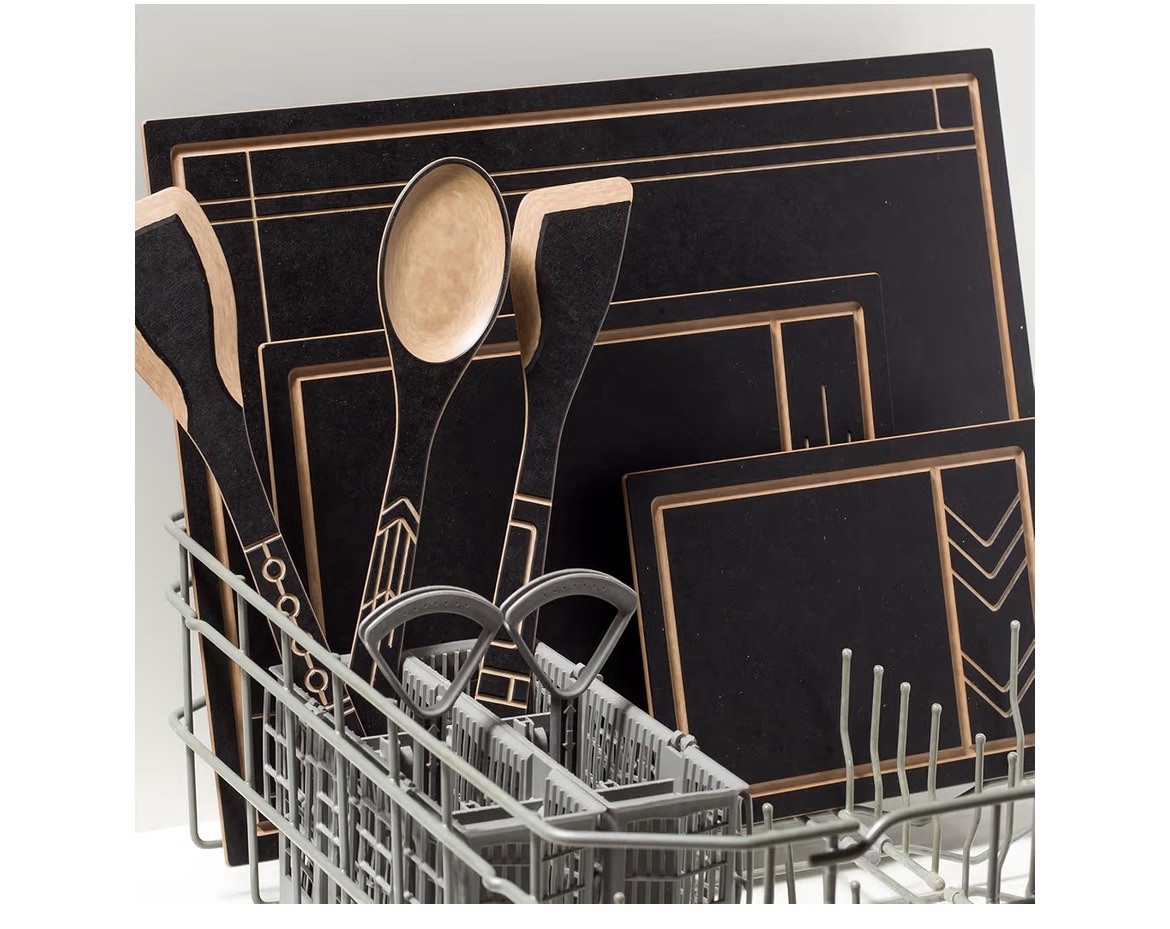 New Epicurean Frank Lloyd Wright Cutting Board Large 19.5”L X 13.5 W Serving