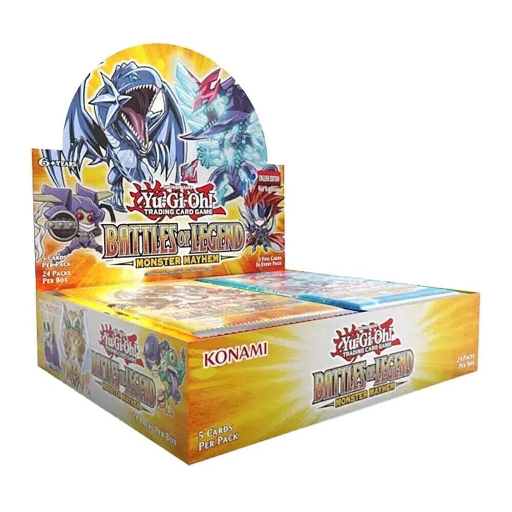 Yugioh Battles of Legend: Monster Mayhem Booster Box 1st Edition Ships 6/13