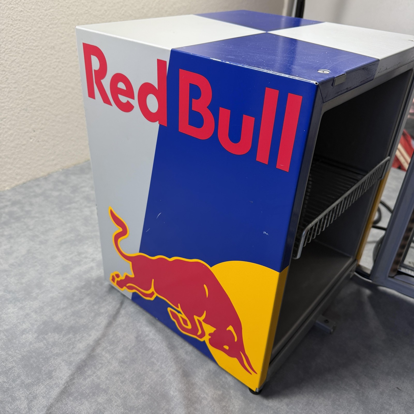 Red Bull Frigidaire EFMIS129 Mini Fridge 0.62 Cu Ft Eco LED Countertop Cooler