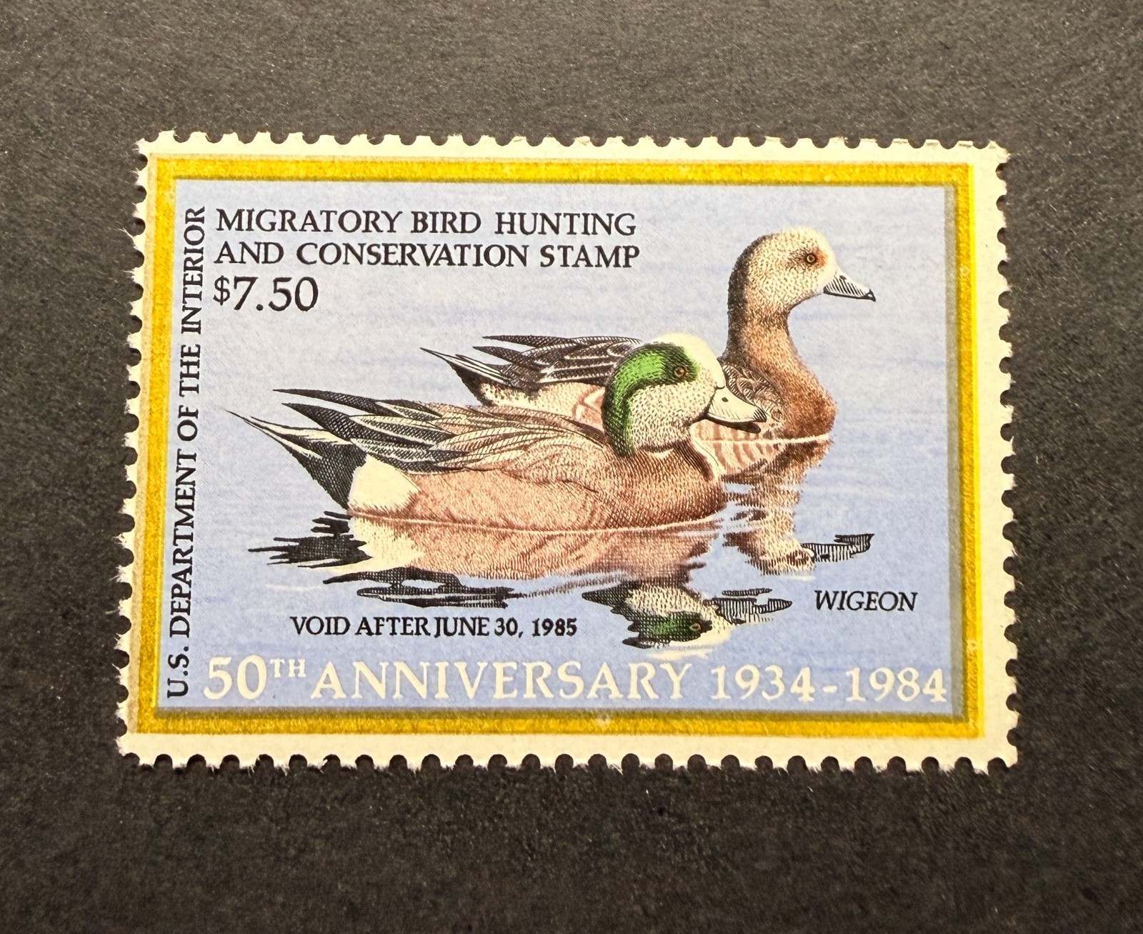 WTDstamps - #RW51 1984 - US Federal Duck Stamp - Mint OG NH