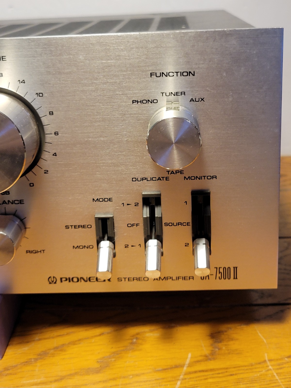VTG PIONEER STEREO AMPLIFIER MODEL NO. SA – 7500 II/ TESTED AND WORKING GREAT!