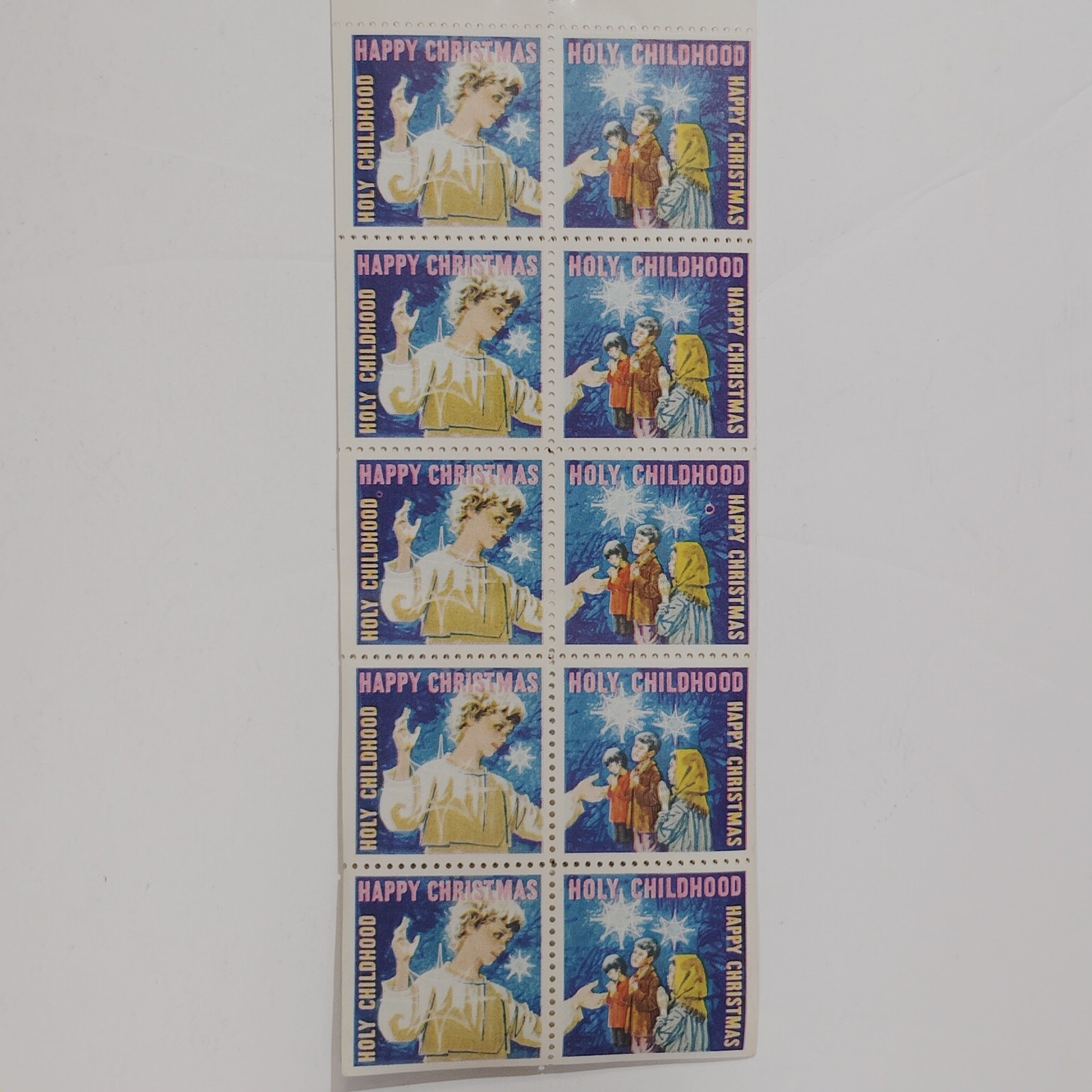 1967 Holy Childhood Christmas Seals – Lot of 80 MNH – Catholic Charity Labels