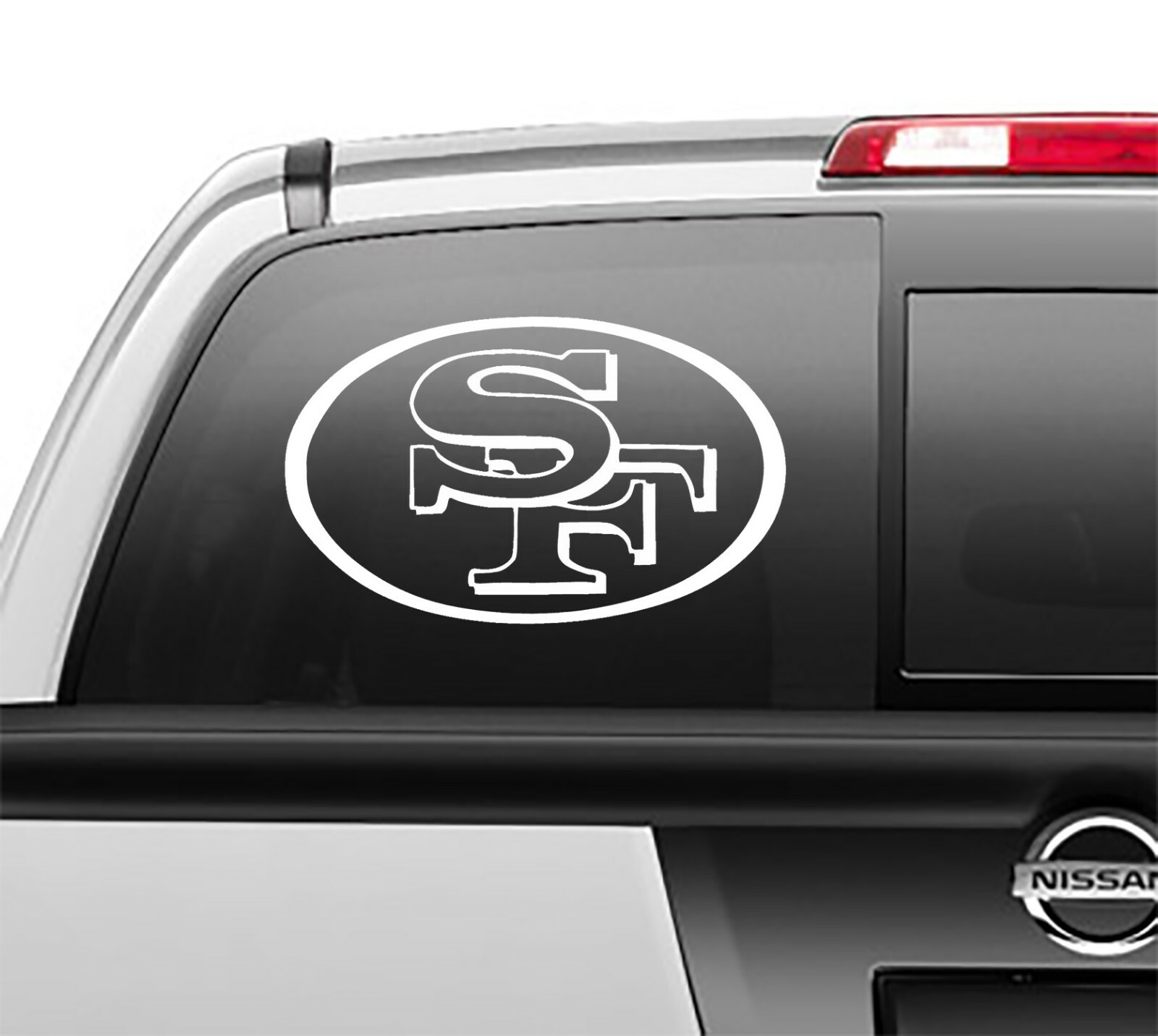 San Francisco Forty Niners 49ers Window Vinyl Decal any size any color
