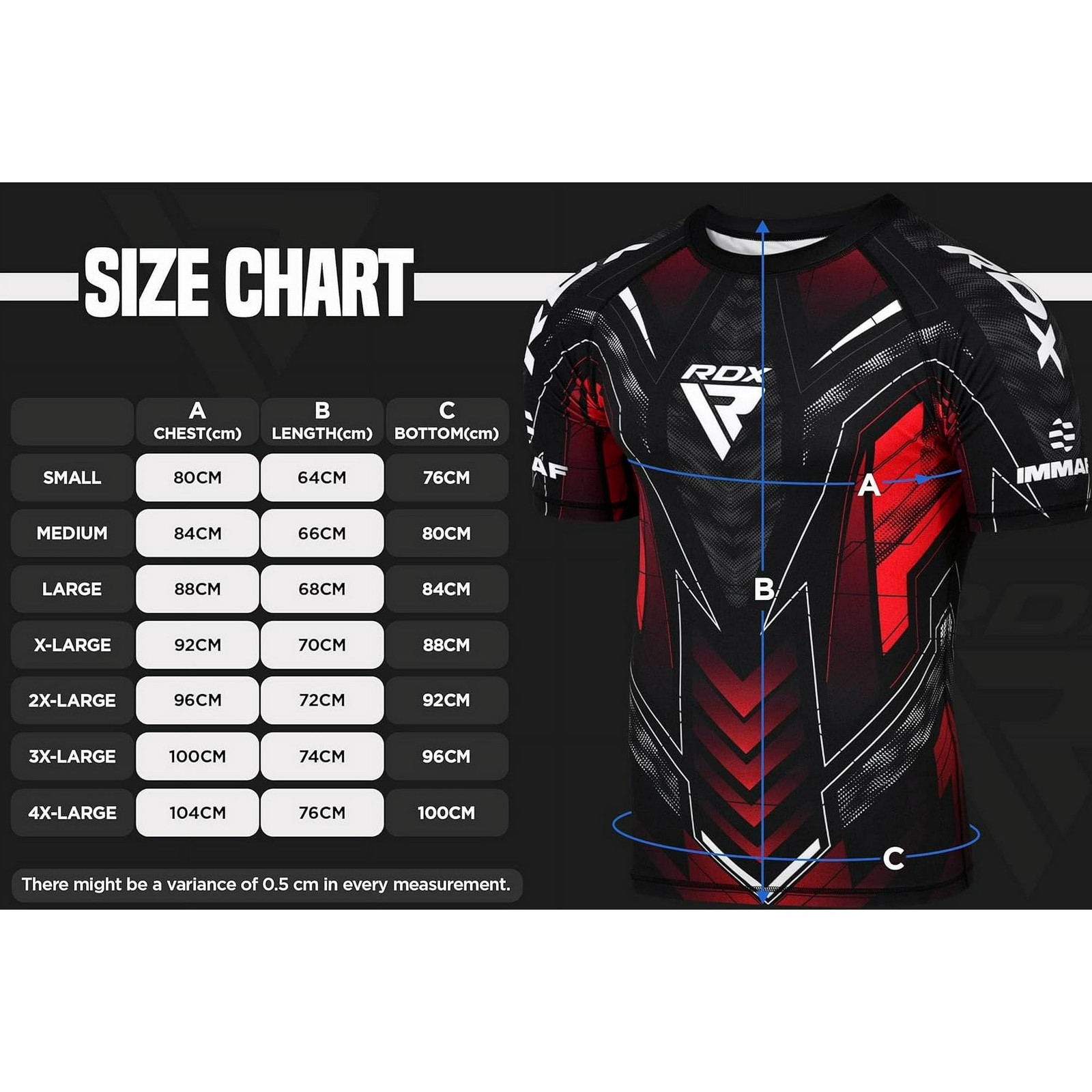 RDX IMMAF Approved Half Sleeves Compression T-Shirt Athletic Flexible Men Shirt