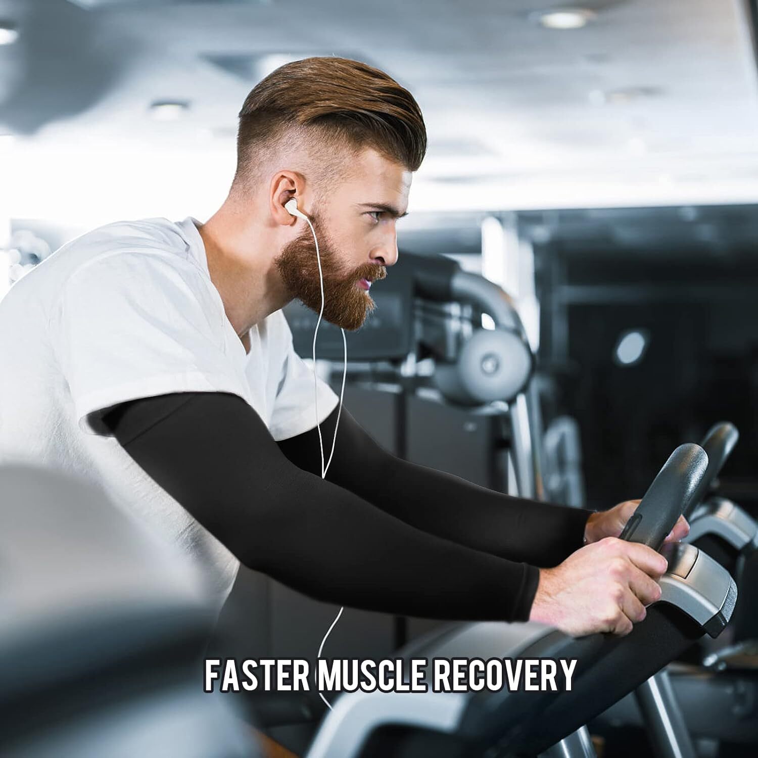 Sun Protection Arm Sleeves for Men Women Tattoo Cover Up - Cooling Sports Sleeve