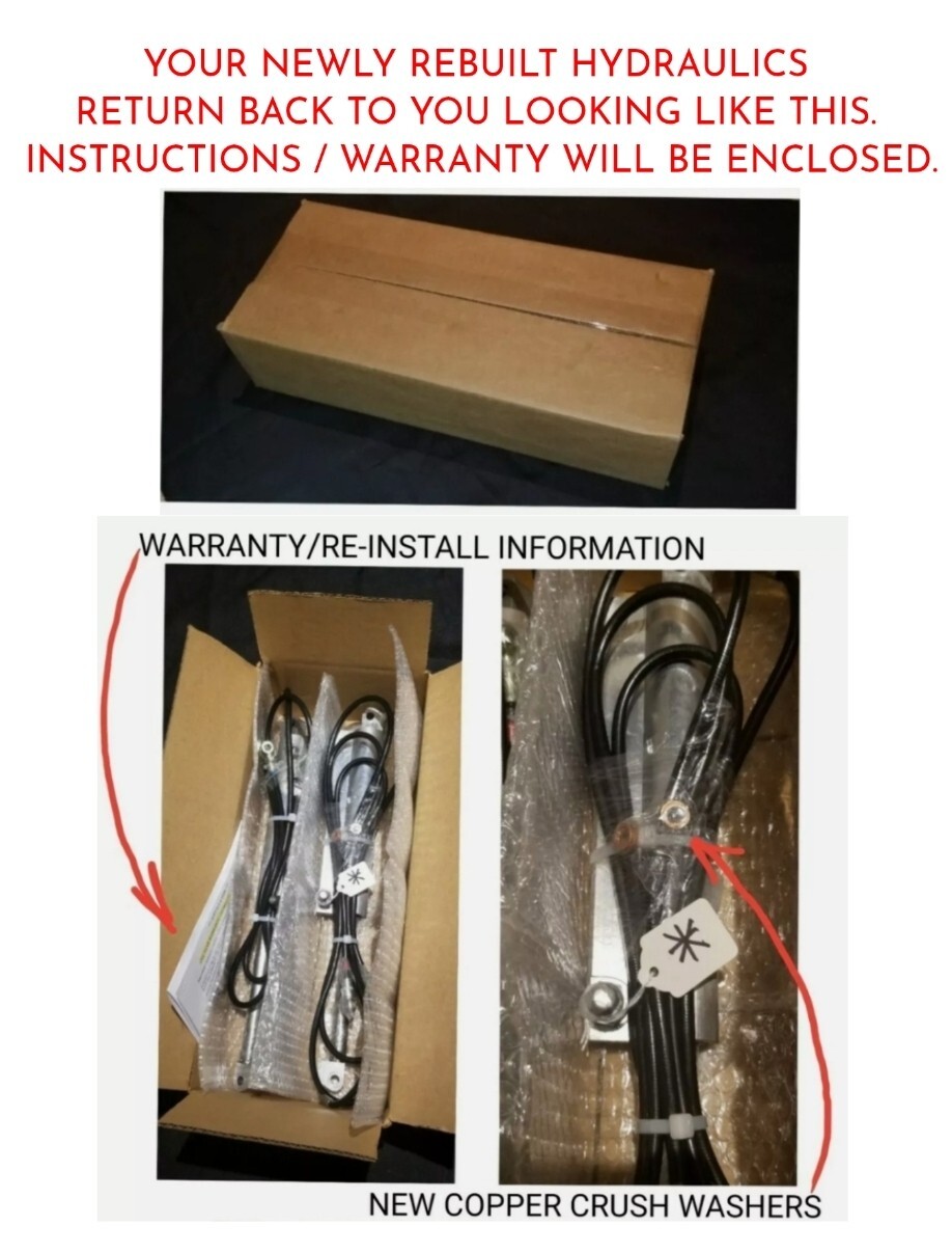 Porsche 911 HYDRAULIC Rams Cylinder TOP REBUILD SERVICES 996 997 (Free Shipping)