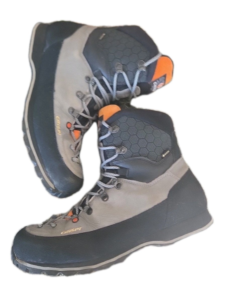 Crispi Laponia ll GTX Mens 11.5 Grey Black Orange Gore-Tex Hiking