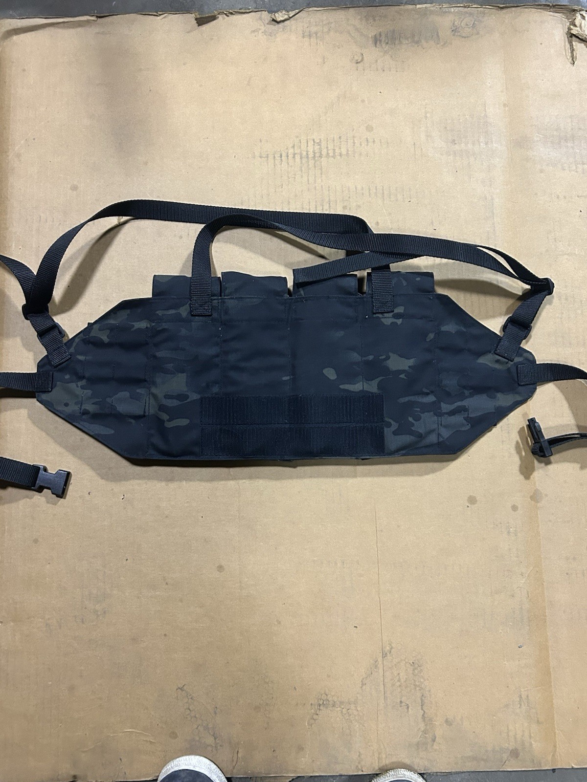 Multicam Black Modernized Chicom Chestrig Recce Rig LBE Retro