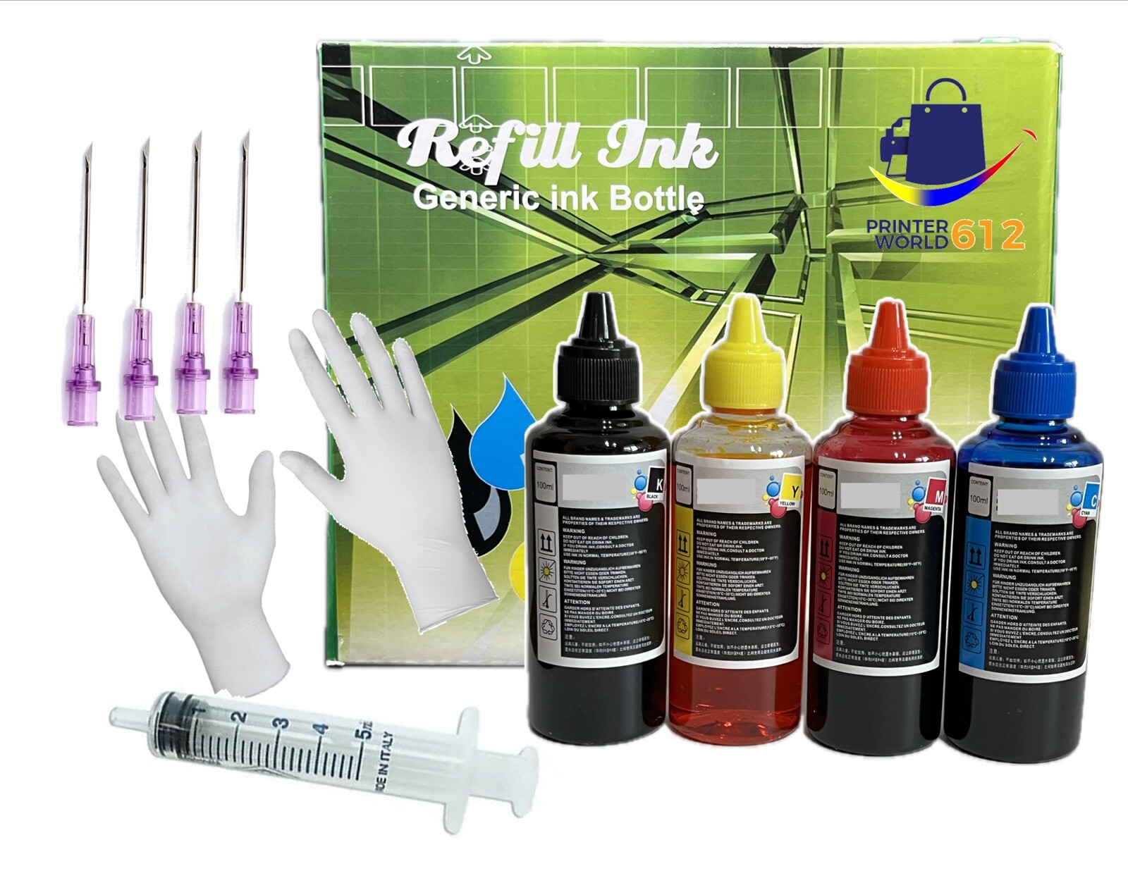 Premium Ink Refill Kit for Epson Printer Cartridge 212 273 232XL 288 822XL 812XL