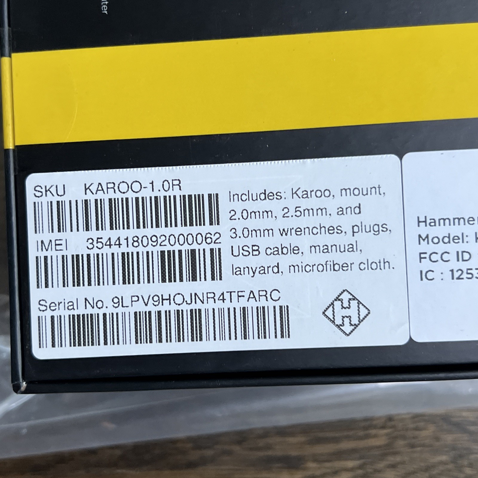 Hammerhead KAROO 1 Cycle GPS Computer!! SEALED!! FREE SHIPPING!!