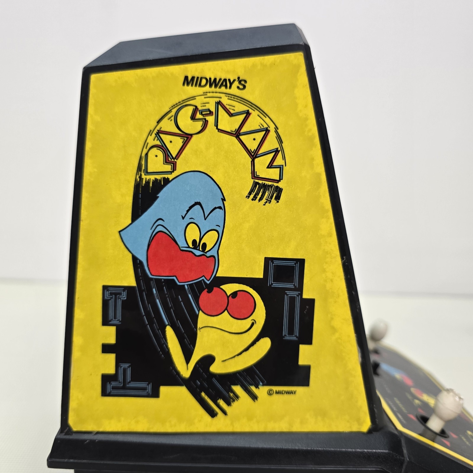 Vintage 1981 Tabletop Pac-Man Arcade Game by Midway's Coleco Works Perfect