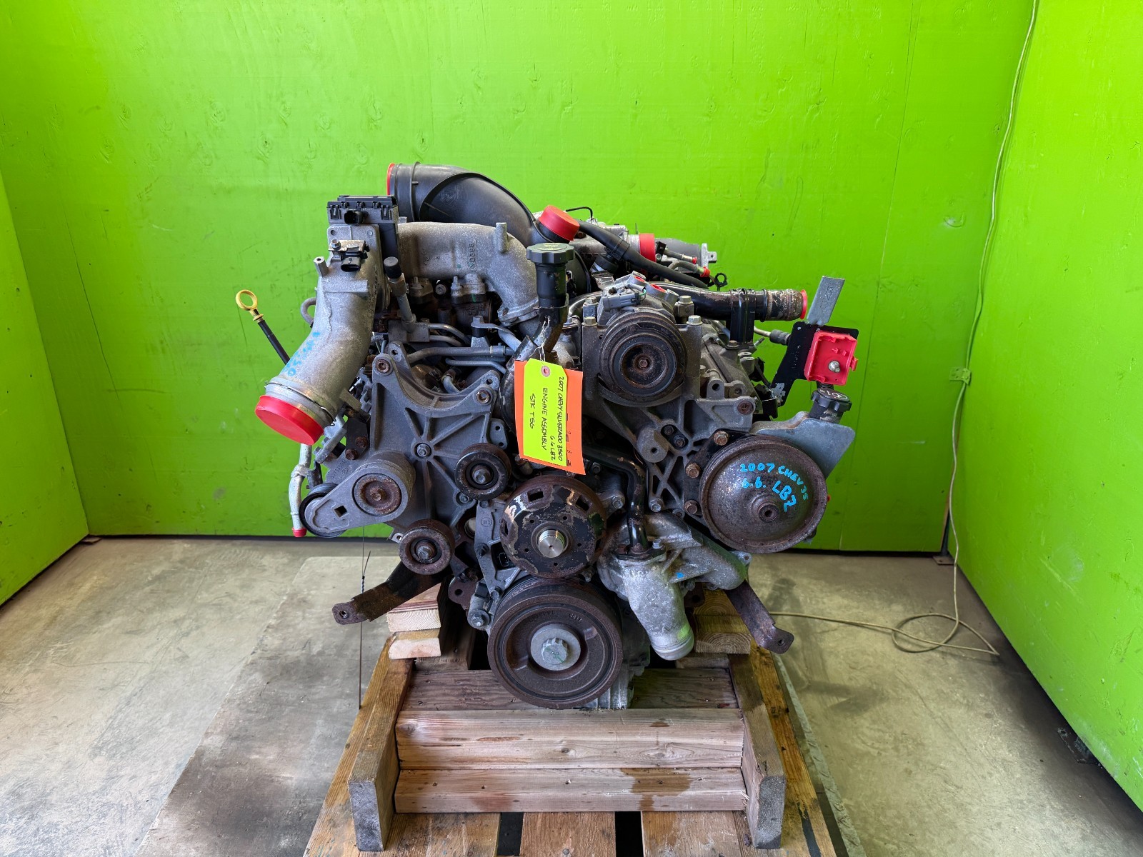 06 07 CHEVROLET GMC 2500 3500 6.6 LBZ DURAMAX DIESEL ENGINE MOTOR NO CORE!! 169K