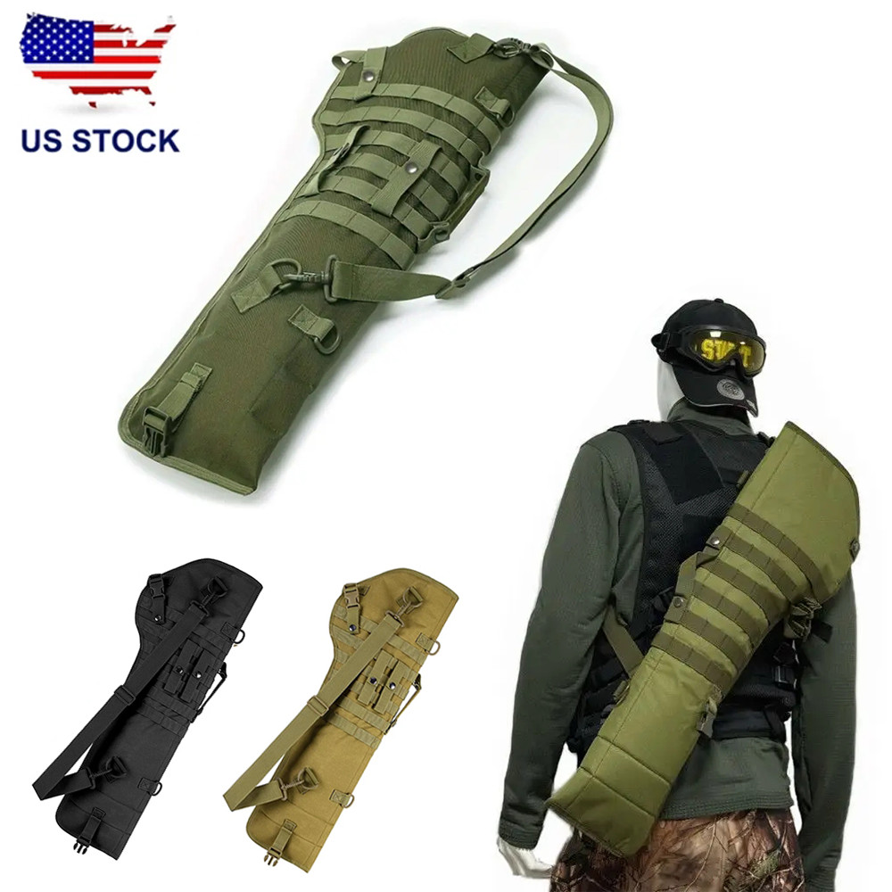 29" Tactical Shotgun Rifle Scabbard Bag Shoulder Sling Case Holster Molle bags