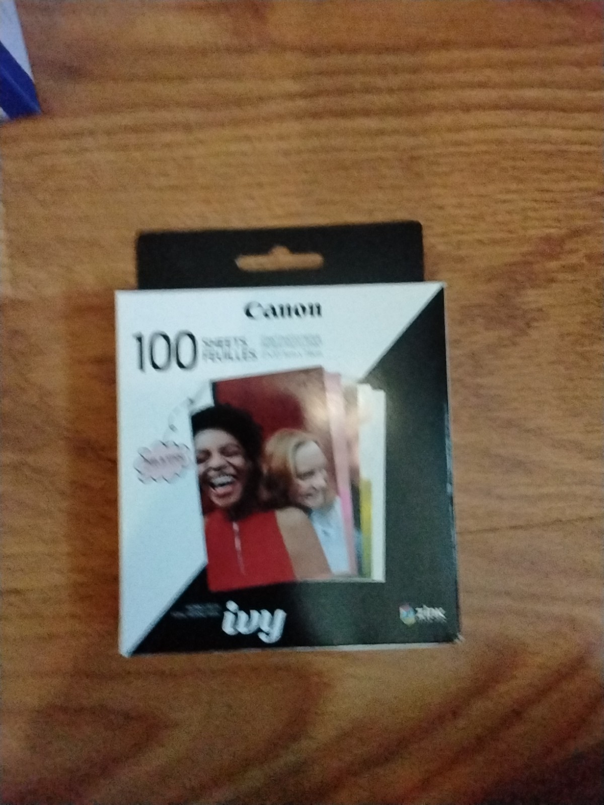 Canon Ivy Zink 2" x 3" Photo Sticker Paper 100 Sheets Pack