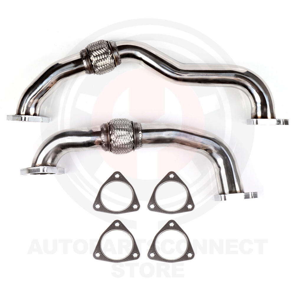 For Ford F-250 F-350 F-450 6.4L 2008-2010 Heavy Duty Polished Up Exhaust Pipe