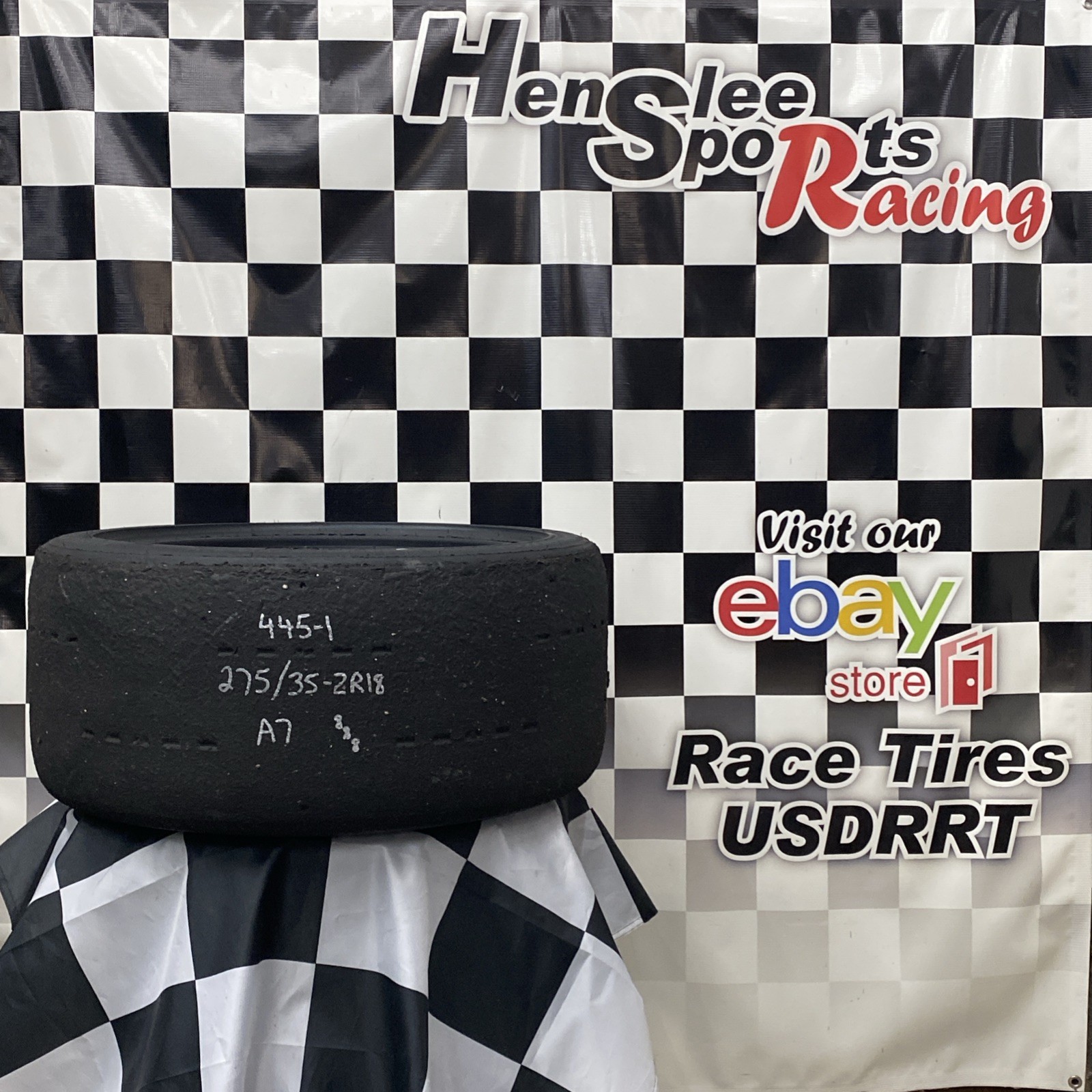 445-1 USDRRT HOOSIER DOT Road Race / Auto-X  Tire.      275/35  ZR18   A7