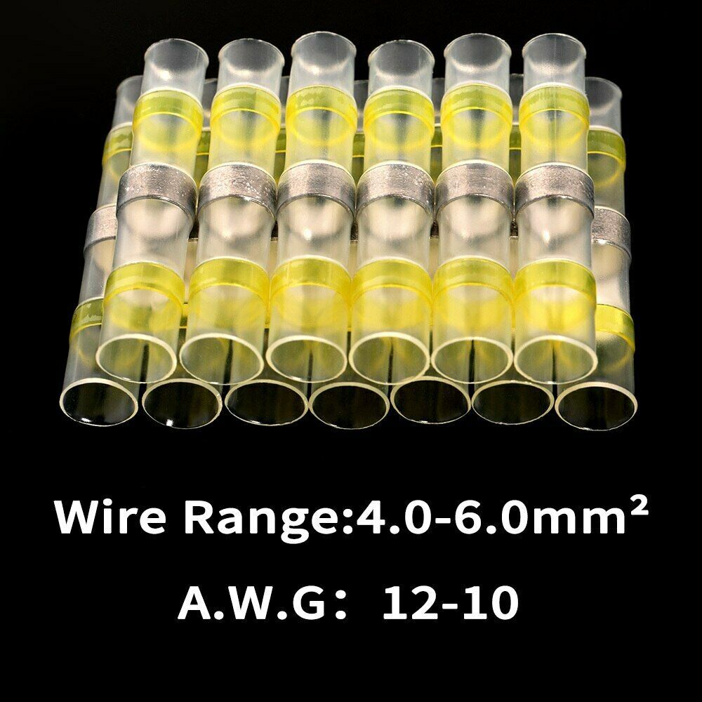 500/250PCS Waterproof Solder Stick Seal Sleeve Heat Shrink Butt Wire Connectors