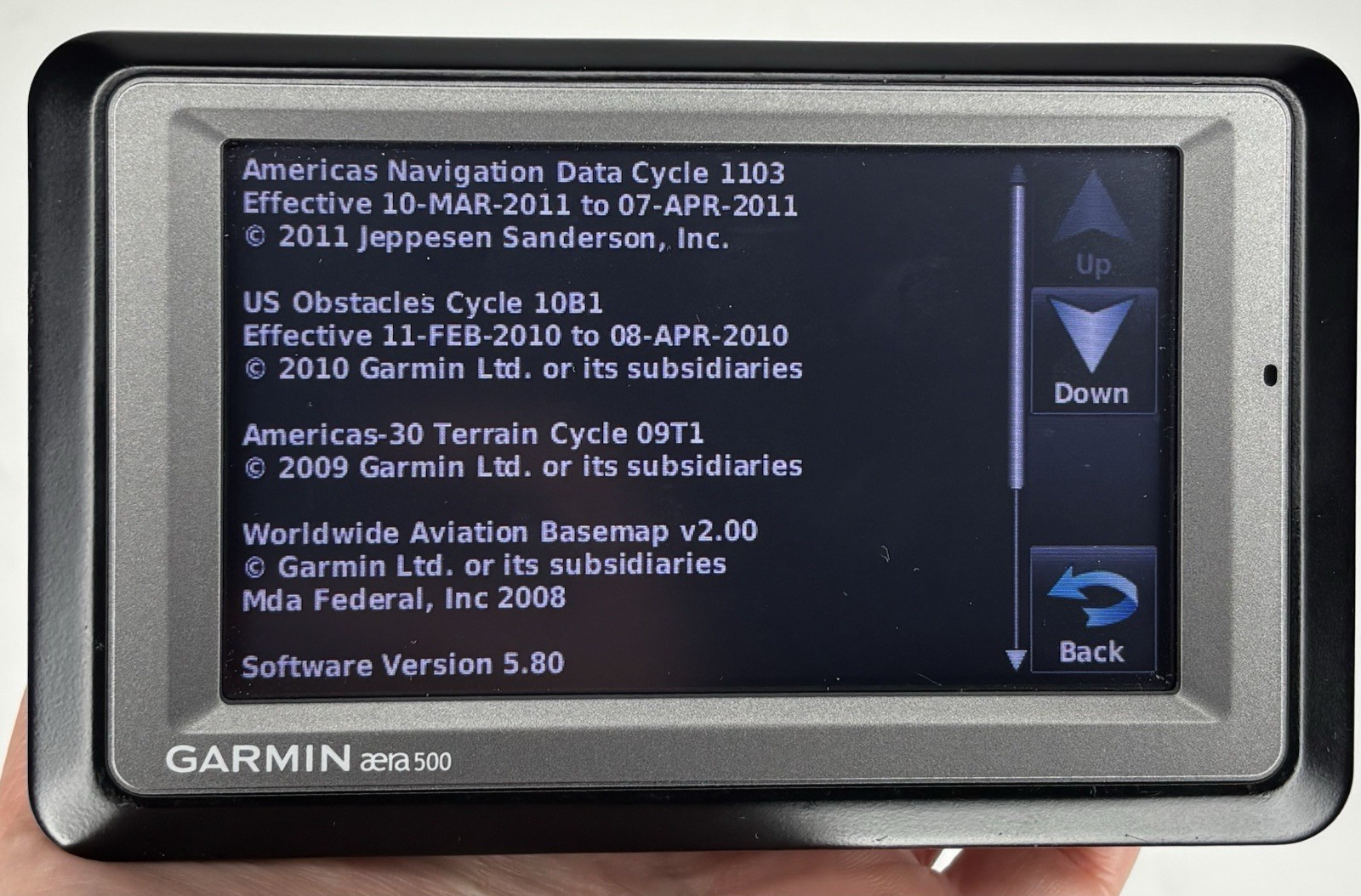 Garmin Aera 500 Portable Aviation Plane GPS Accessories Yoke Mount Cradle Bundle