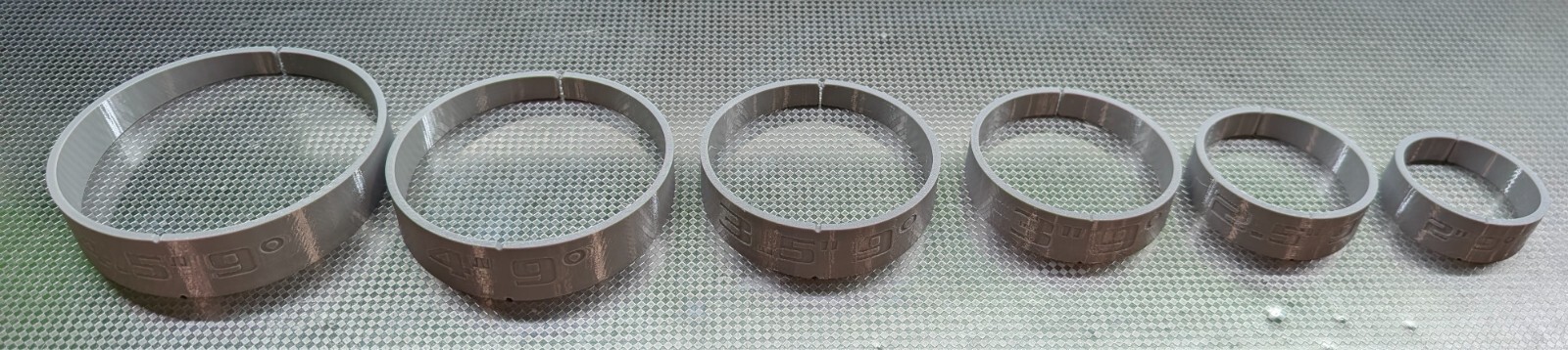 intercooler/ exhaust pie cut guide kit 2"-4.5" 9° and 15° half inch increments