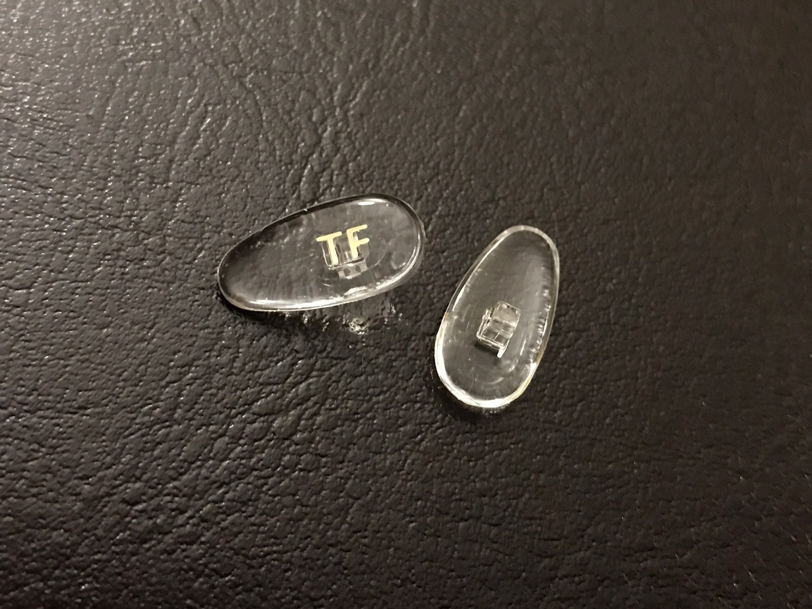 New High Quality Replacement Snap-In Nose Pads for Tom Ford Eyewear Gold 1 Pair