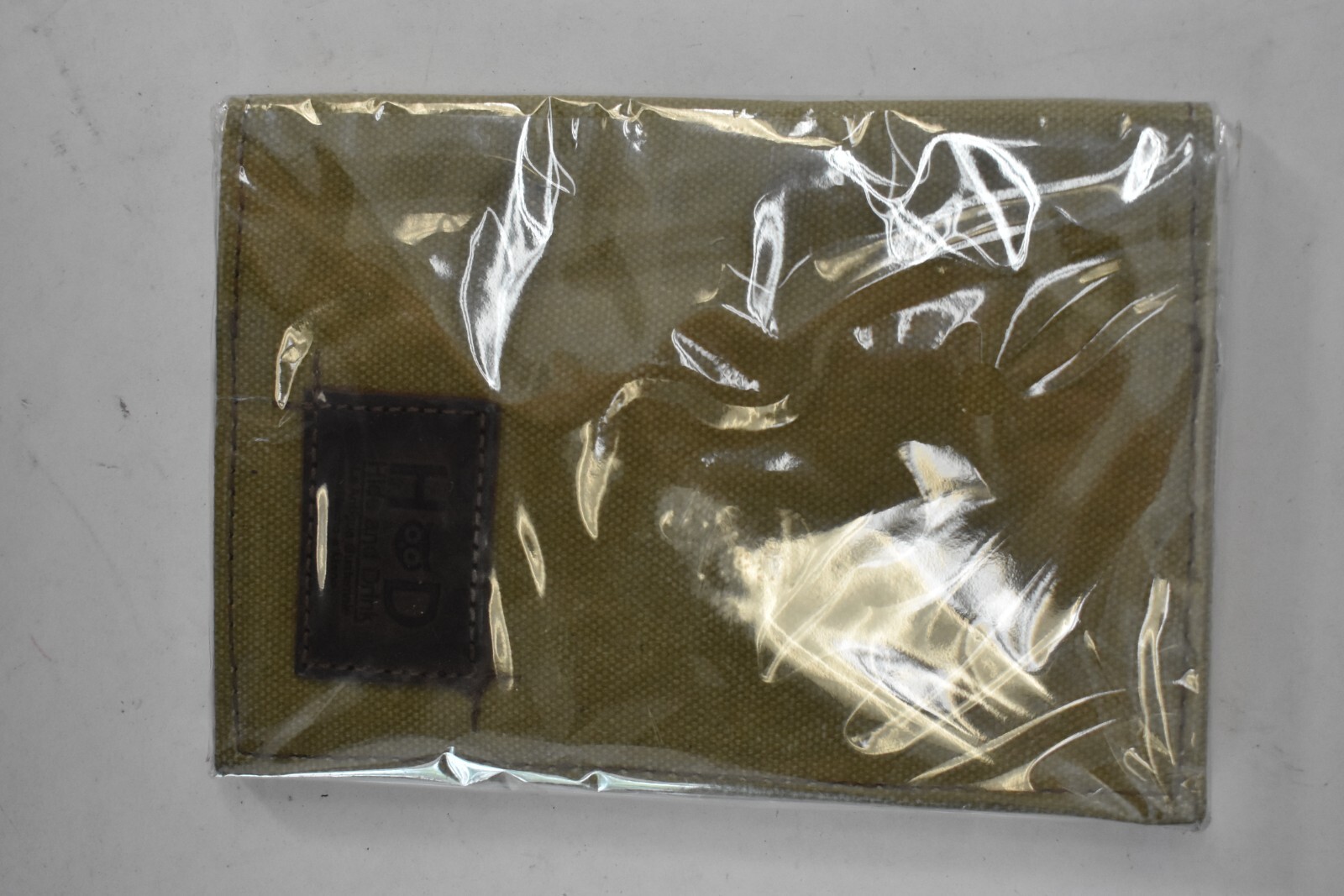 Hide & Drink Waxed Canvas Field Notes Cover Wallet Case 3.5" x 5.5" Army Green