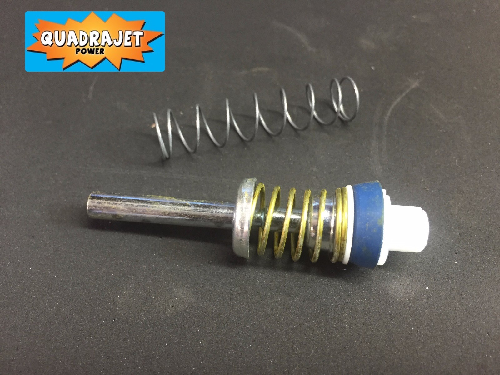 Quadrajet Accelerator Pump Assembly Complete Ethanol Resistant W/Return Spring