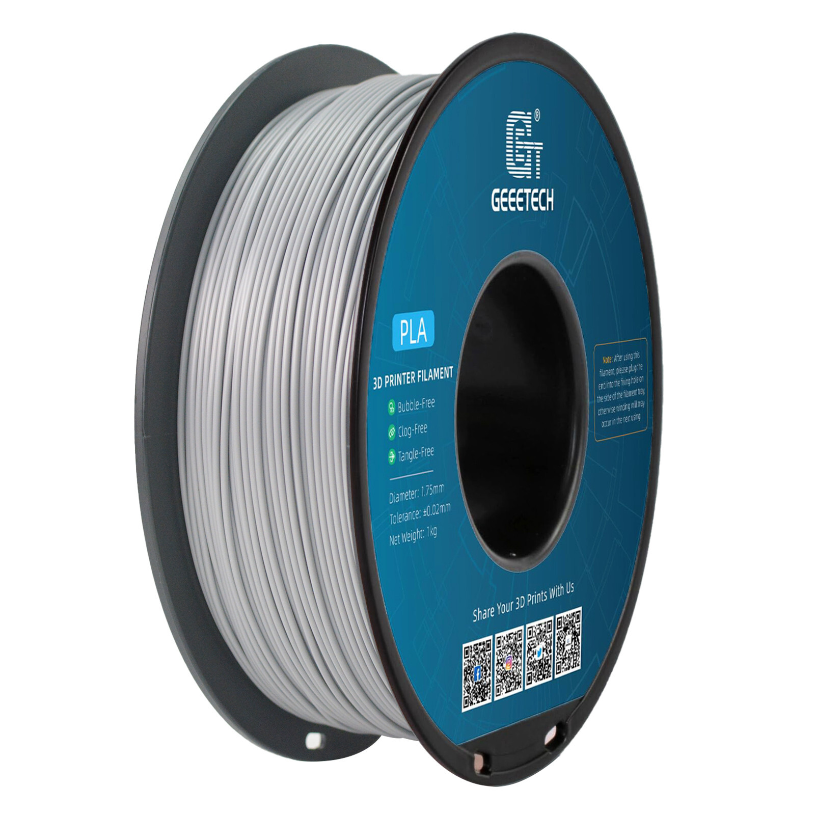 【Buy 5 Pay 3（Add 5】Geeetech PLA PETG TPU ABS+ 3D Printer Filament 0.5/1kg 1.75mm