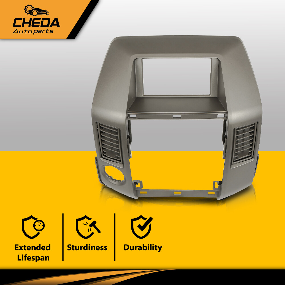 Center Dash Radio Bezel Instrument Panel Gray Fit For 2004-2007 Infiniti QX56