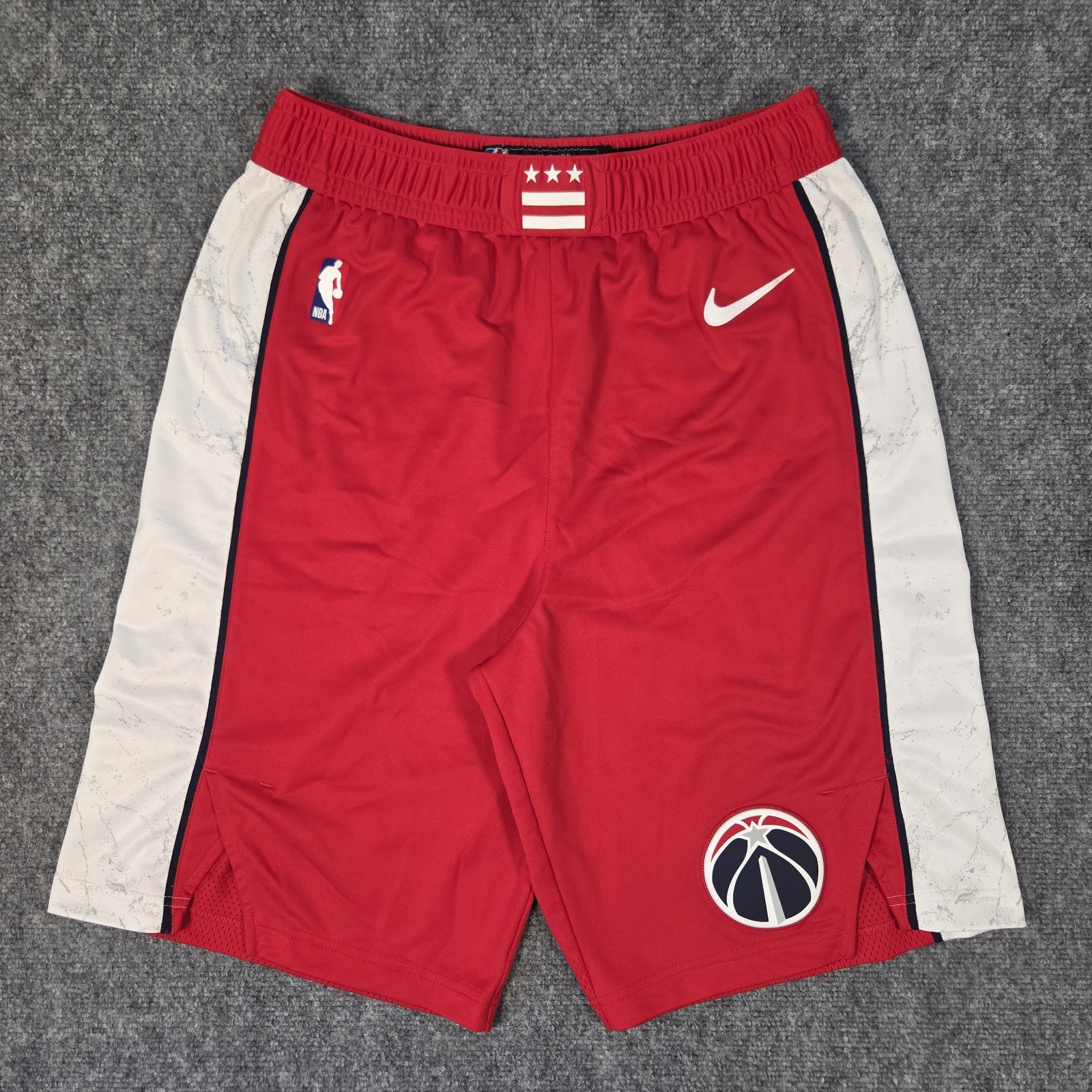 Washington Wizards Nike Shorts Mens 38 Length +2 Vaporknit Basketball NBA