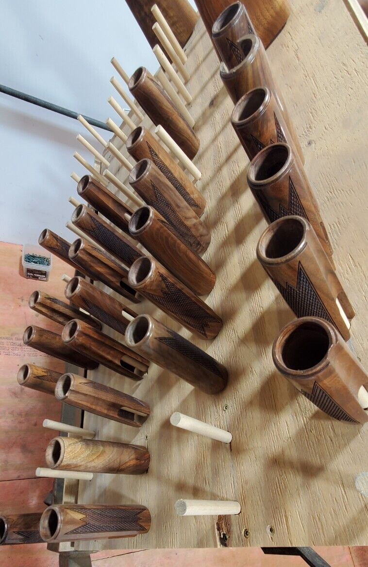 Ithaca model 37 stock/forend/cap/buttpad 20g pistol grip high grade READ BELOW