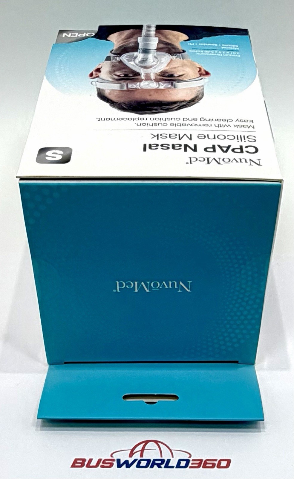 NuvoMed CPAP Nasal Silicone Full Face Mask Headgear Cushion - Size S Small - NEW