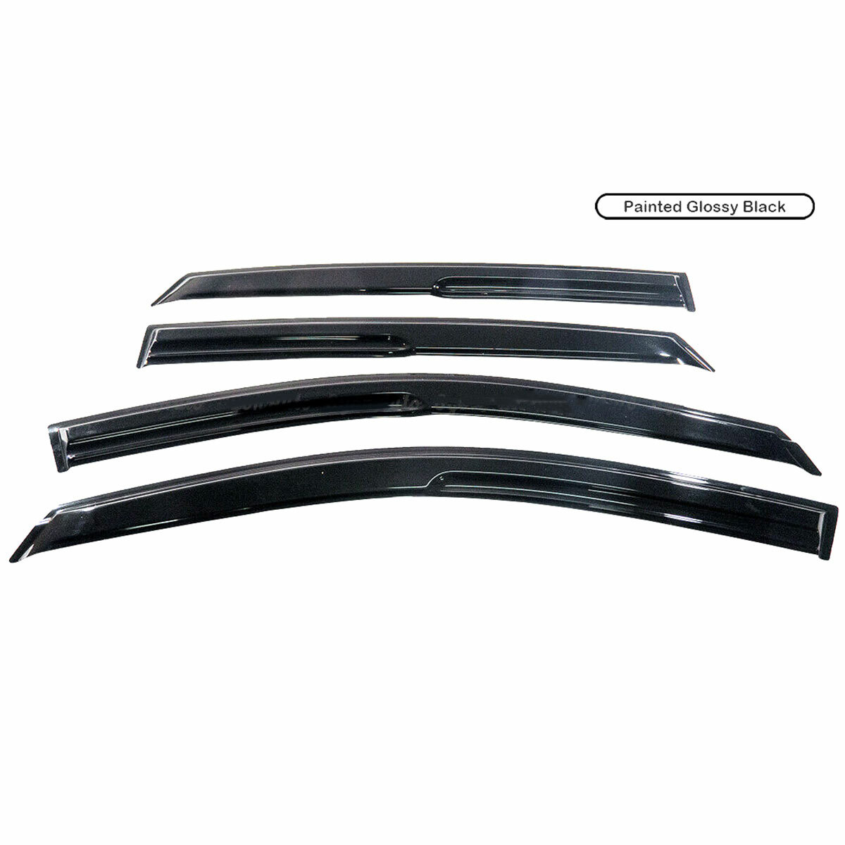 For Dodge Charger 2011-2023 JDM-Mugen 3D Style Window Visor Rain Guard Deflector