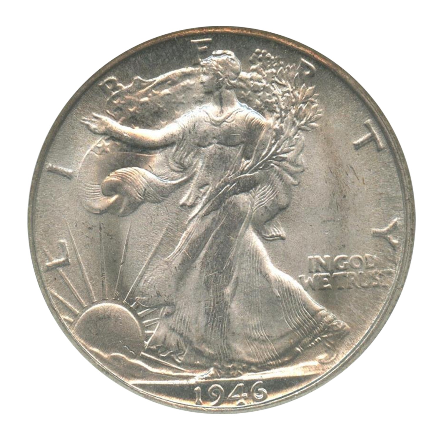 Count of 5 - Walking Liberty Half Dollar XF/VF Condition 90% Silver