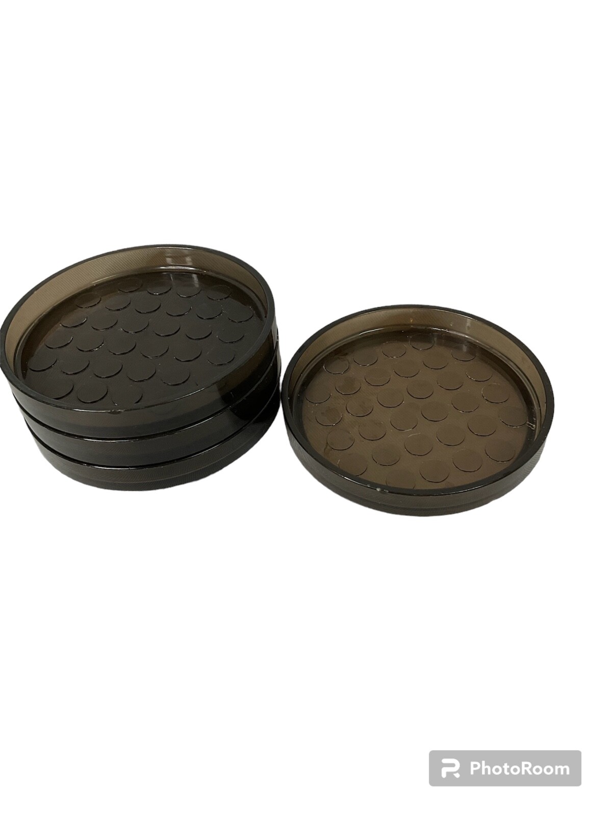 MCM Dansk Coasters Denmark Gray Acrylic 4