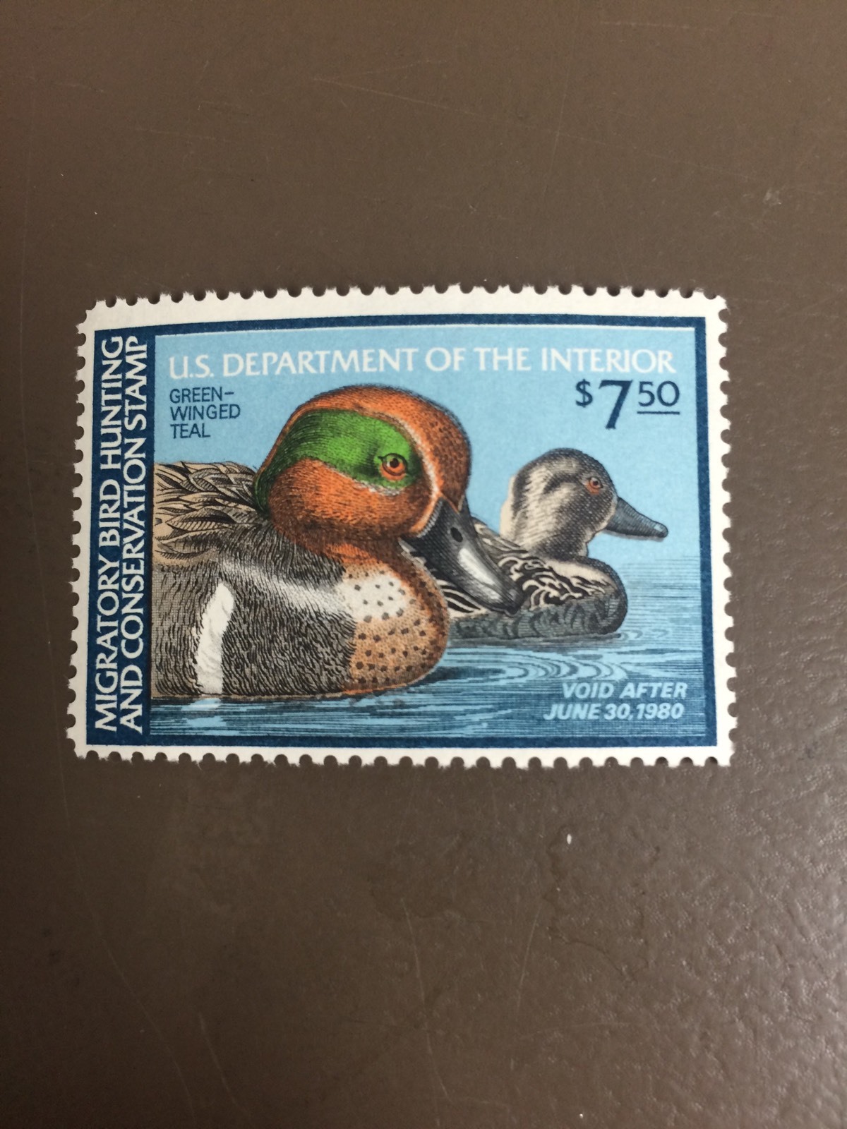 US RW46 Federal Duck Stamp - mint never hinged - very nice 1979 stamp