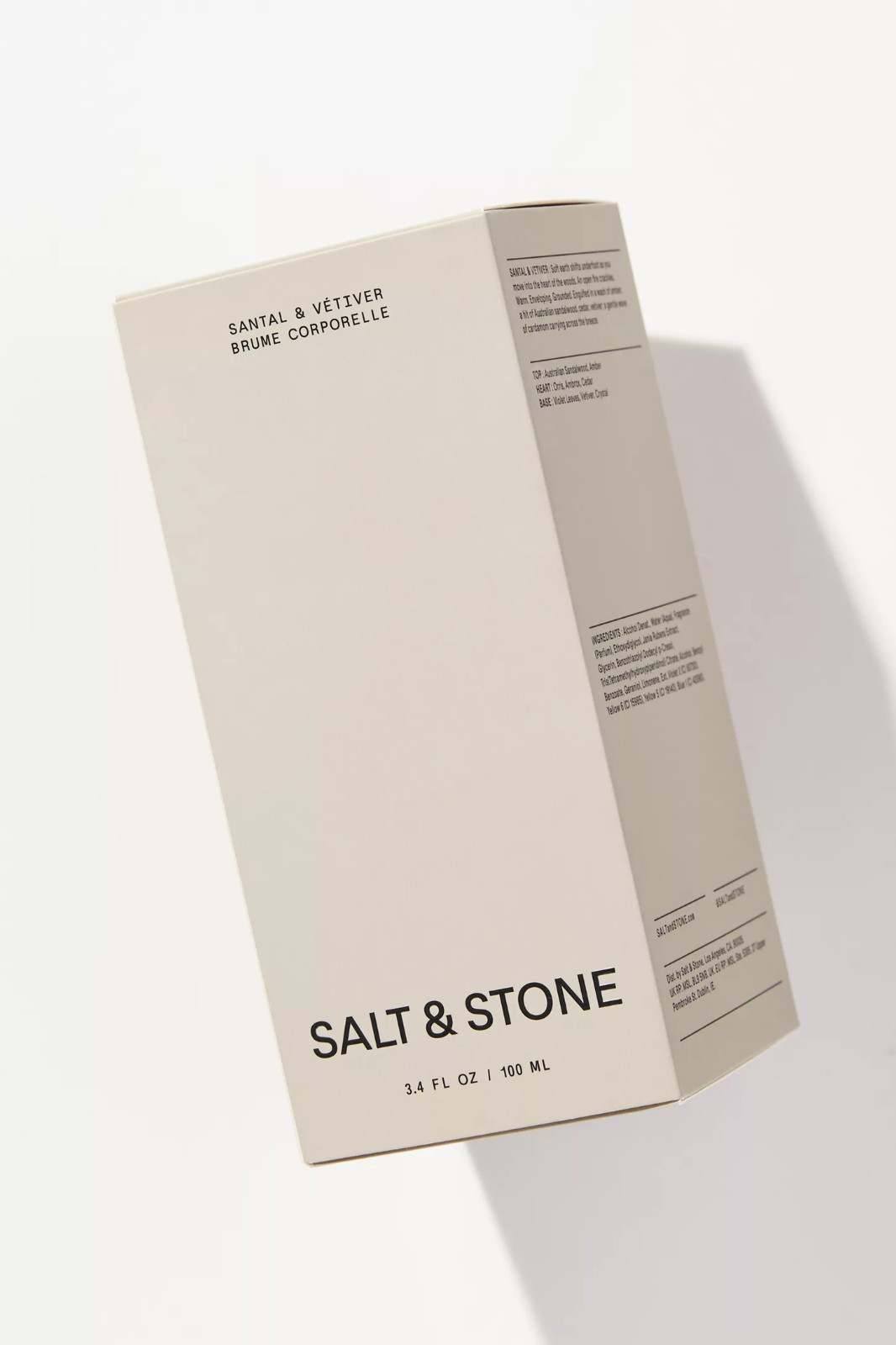 Salt & Stone Santal & Vetiver Body Mist 100 ml Unisex Spray