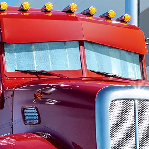 98992 Windshield Sunshade For 2008-2019 Peterbilt 389, 2008-2015 388, 2005