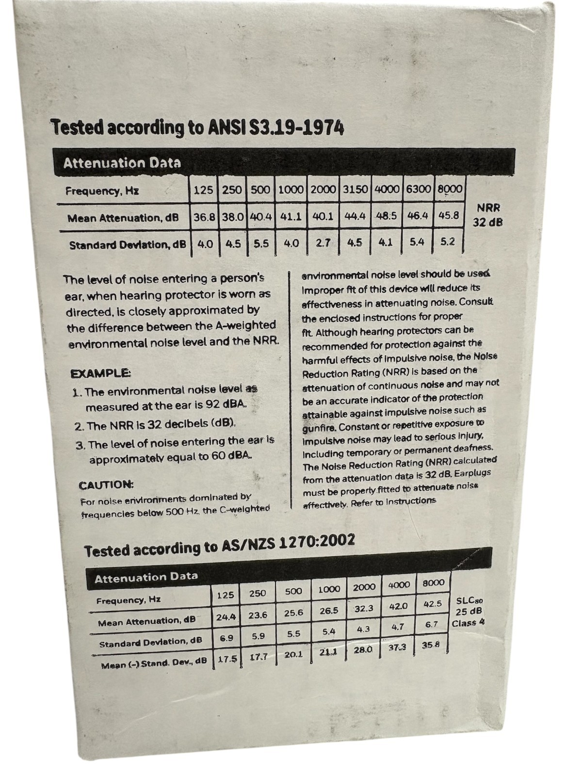 Howard Leight Laser Lite LL-1 Honeywell Disposable Ear Plugs New 200 pair
