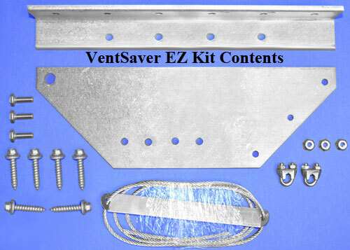 Snow Guards VentSaver EZ Stove Chimney Pipe Protect Metal Roof SnowBreaker
