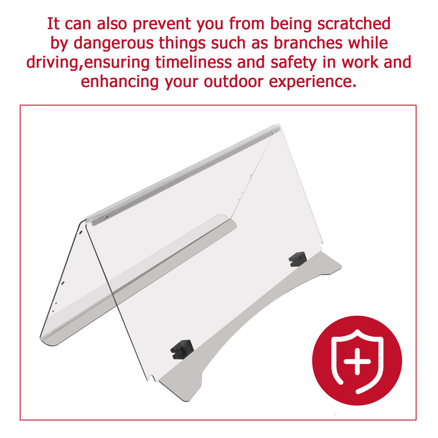 Front Clear Windshield Folding For 2007+ Yamaha G29 Drive Golf Electric Cart