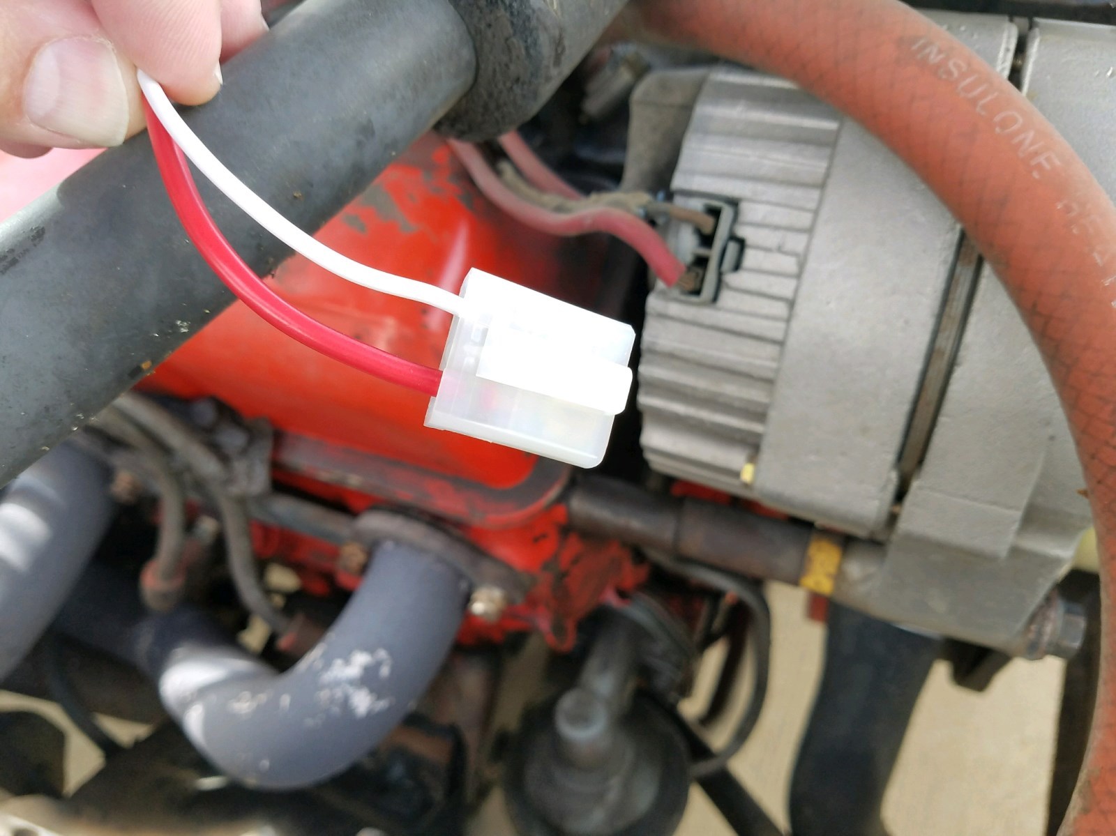 Pigtail for GM Chevy Pontiac Olds 2 Wire Delco Alternator - Internal Regulator