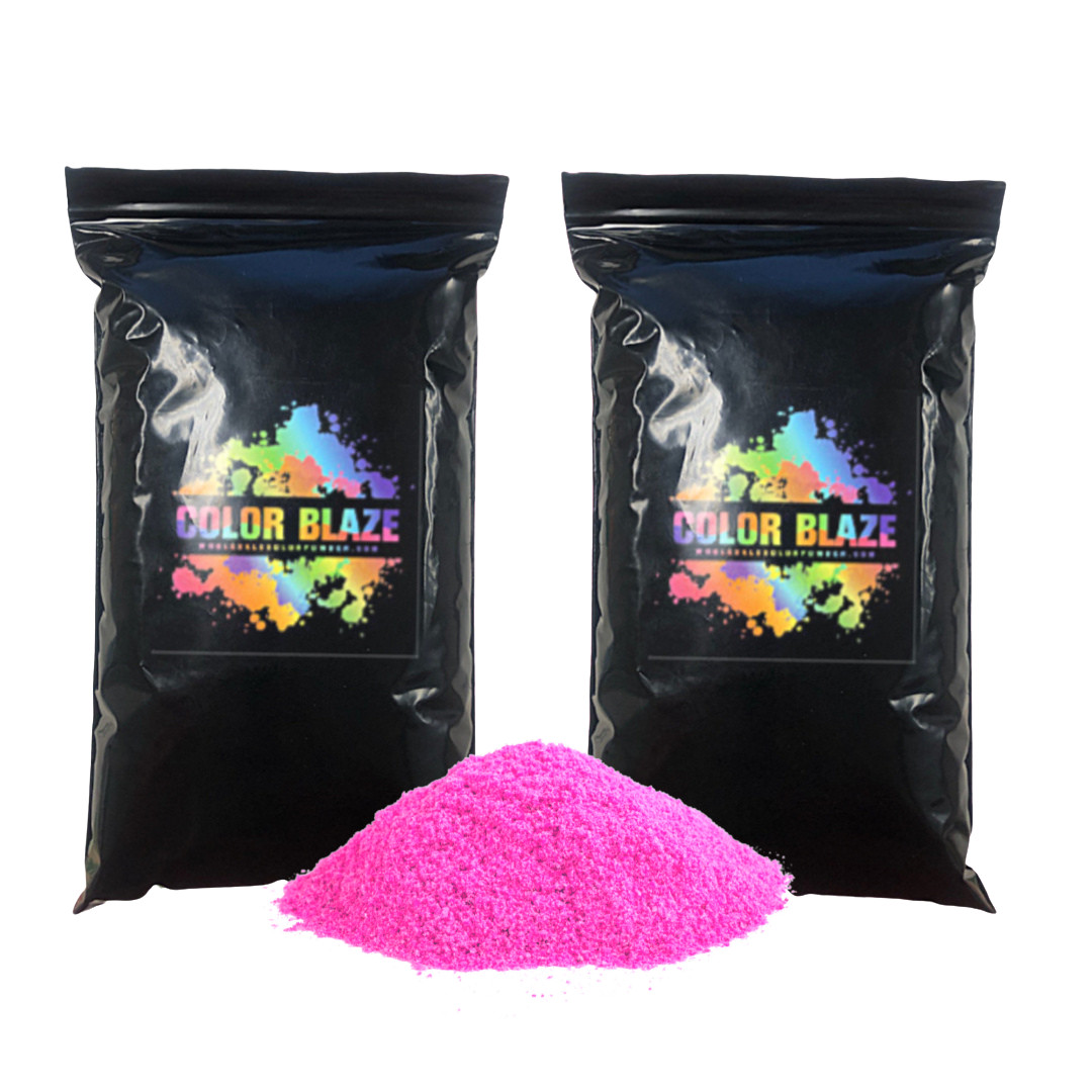 Burnout Black-Out 4 lbs Holi Powder - 2 lbs ea. Pink and Blue for Gender Reveals