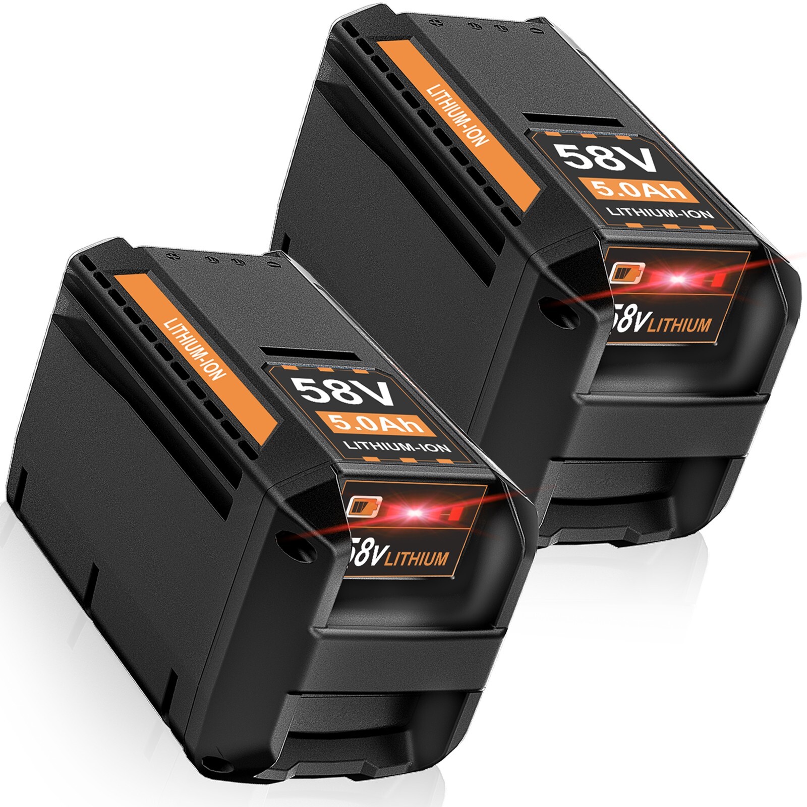 2x for Echo 58V Cordless 5.0Ah Lithium-ion Battery CBP-58V40 CBP-58V2AH CHT-58V