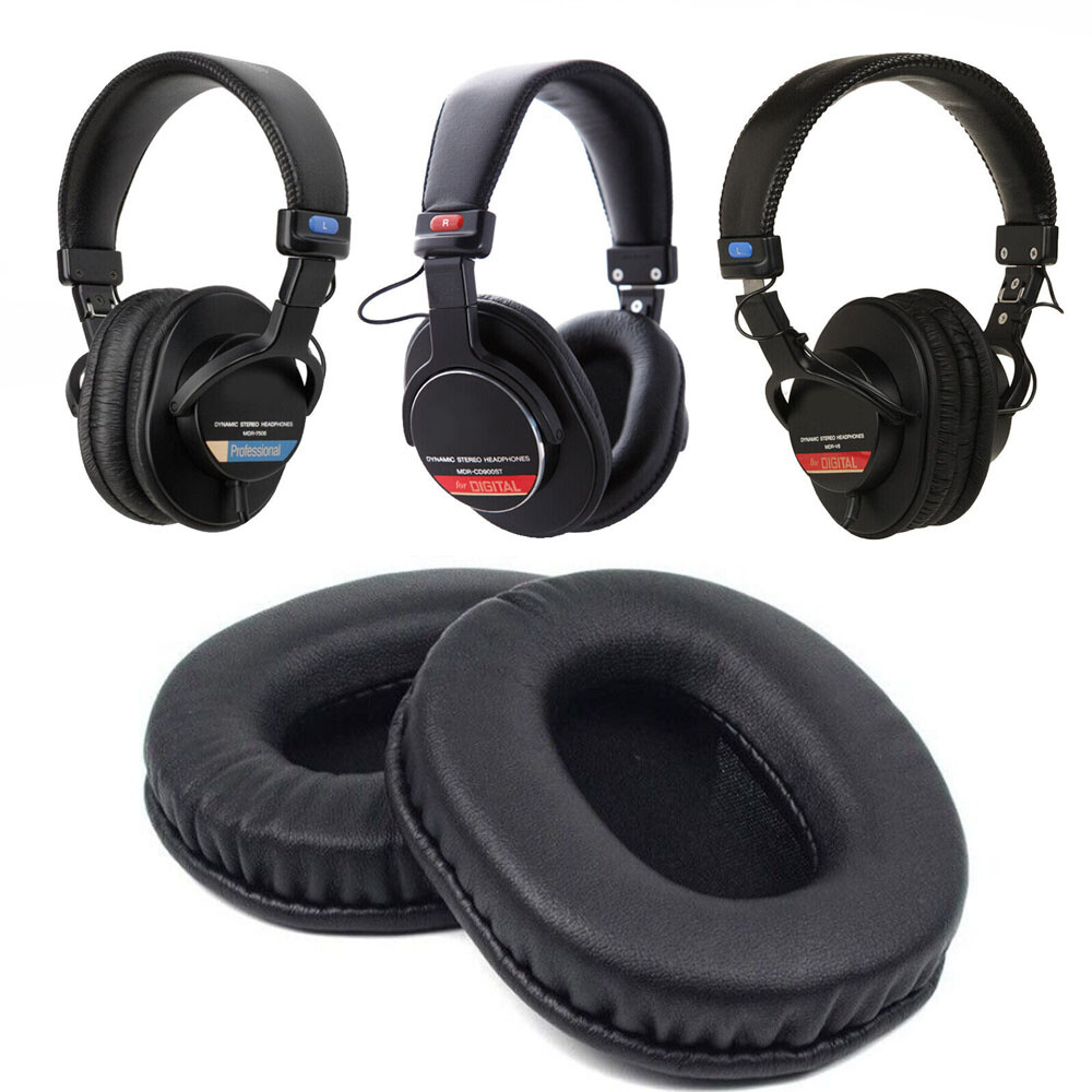 4X Replacement Ear Pads Cushion For Sony MDR-7506 MDR-V6 MDR-CD 900ST Headphones